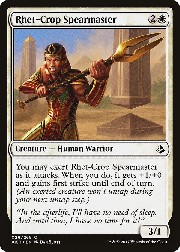 Rhet-Crop Spearmaster (akh)