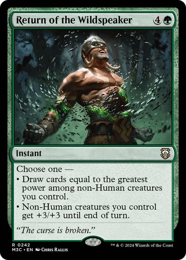 Return of the Wildspeaker (m3c)