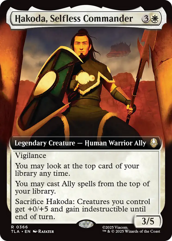 Hakoda, Selfless Commander (tla)