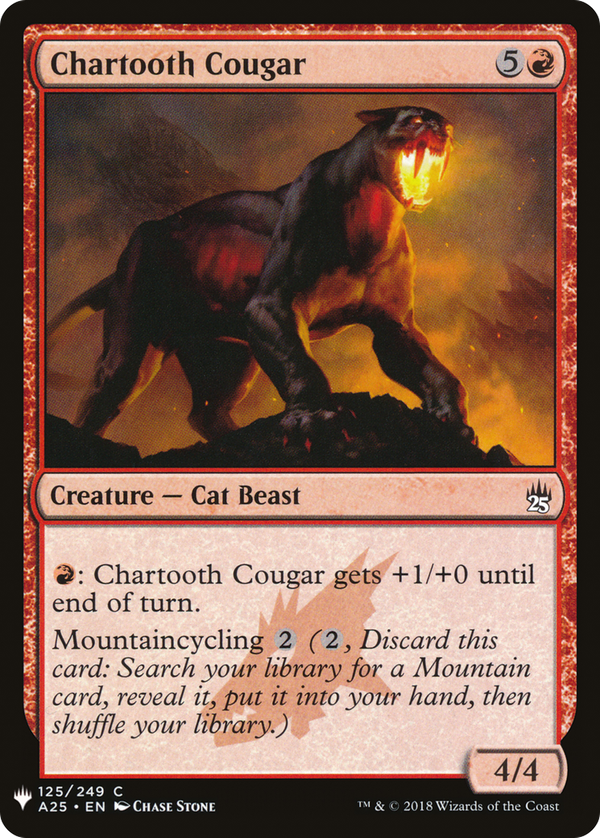 Chartooth Cougar (plst)