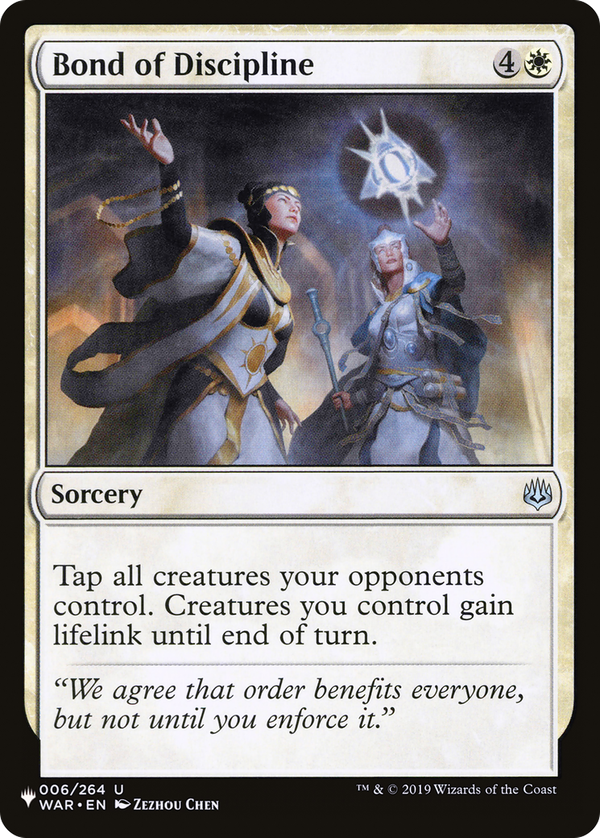 Bond of Discipline (plst)