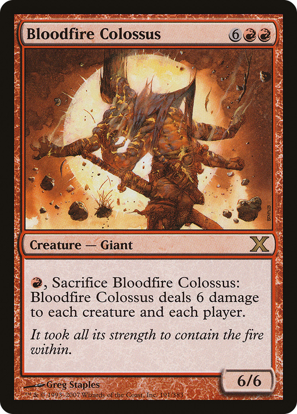 Bloodfire Colossus (10e)