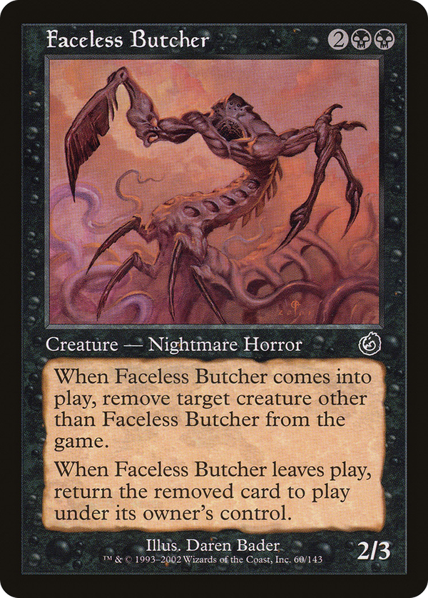 Faceless Butcher (tor)
