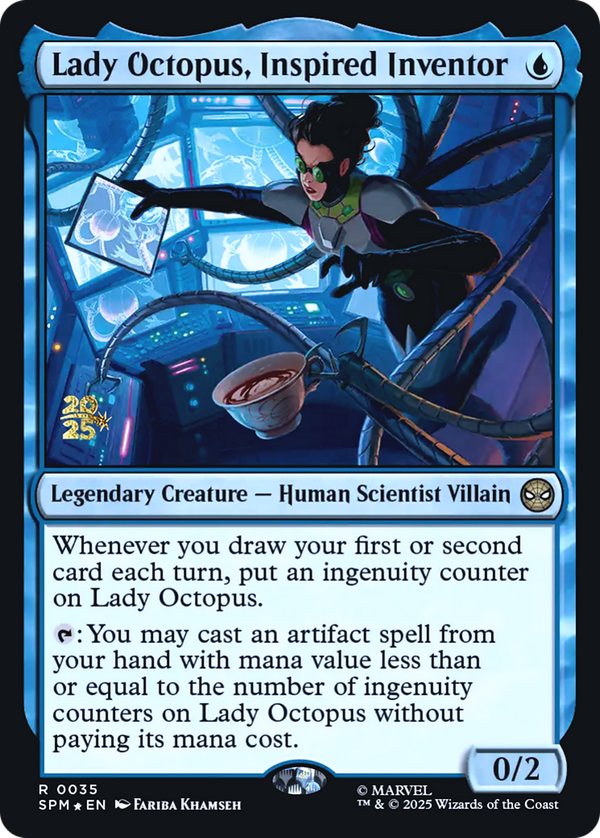 Lady Octopus, Inspired Inventor (pspm)