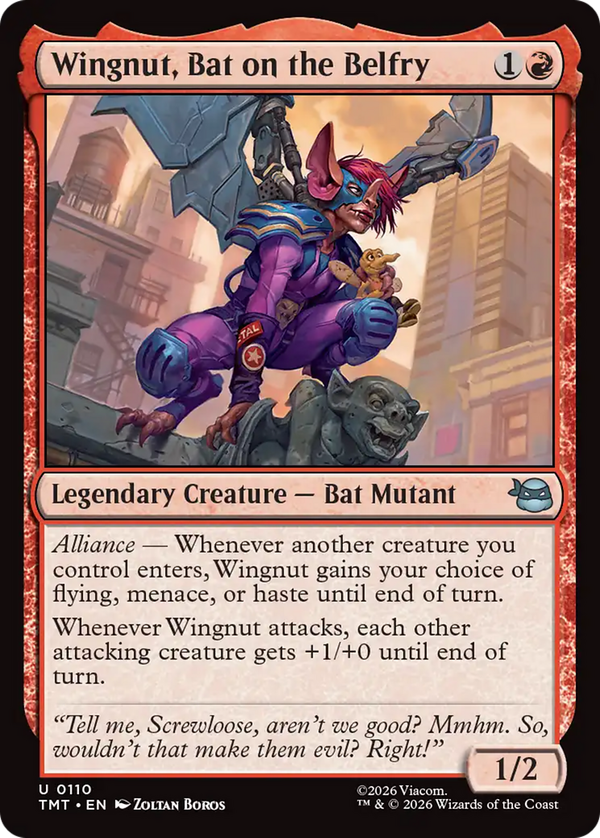 Wingnut, Bat on the Belfry (tmt)