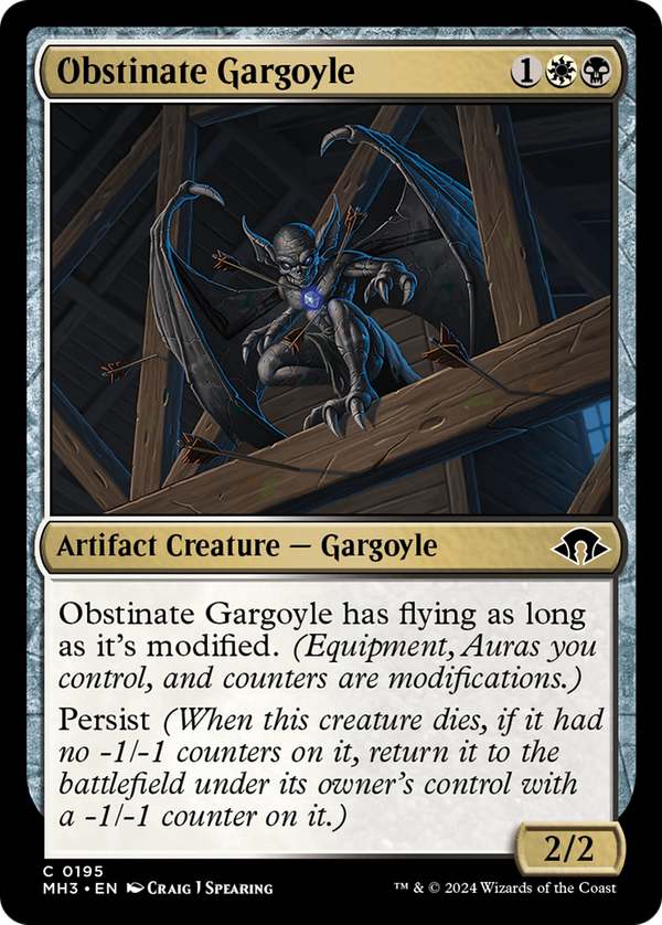 Obstinate Gargoyle (mh3)