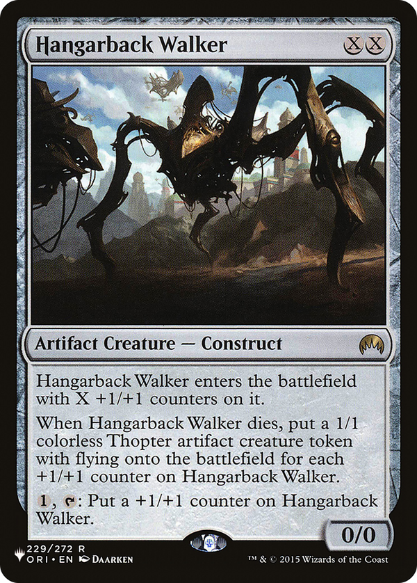 Hangarback Walker (plst)