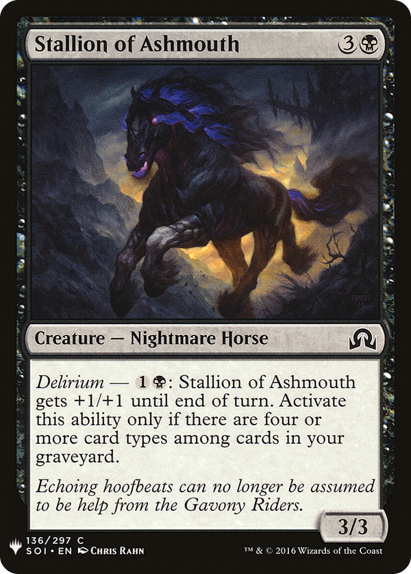 Stallion of Ashmouth (plst)