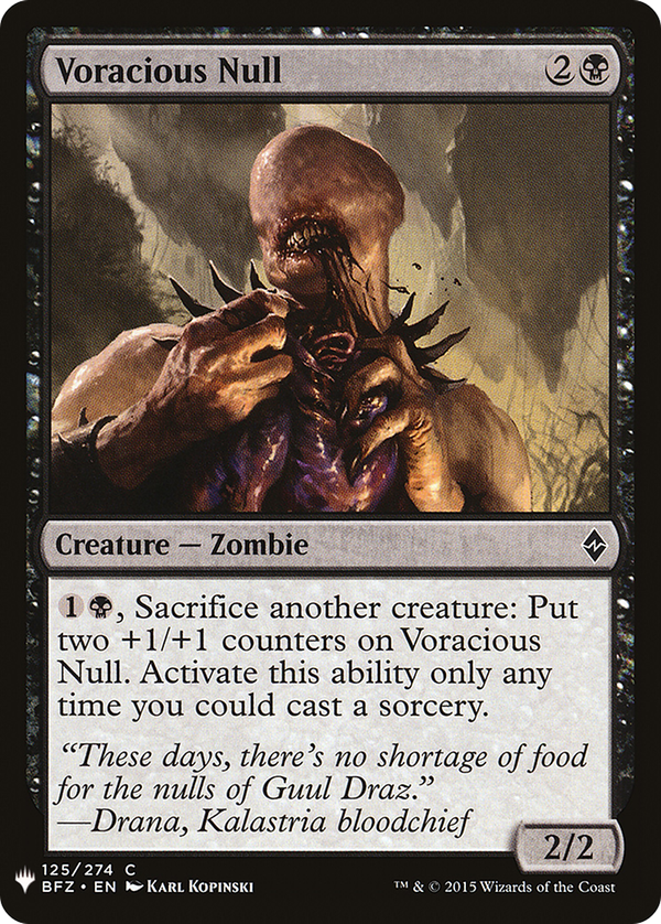 Voracious Null (plst)