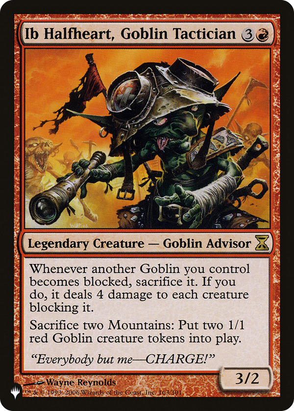 Ib Halfheart, Goblin Tactician (plst)