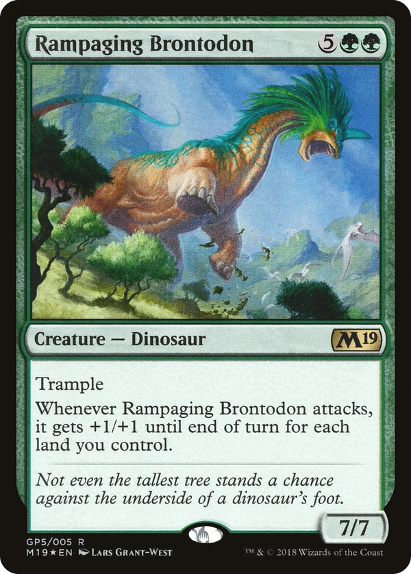Rampaging Brontodon (g18)