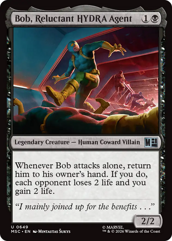 Bob, Reluctant HYDRA Agent (msc)