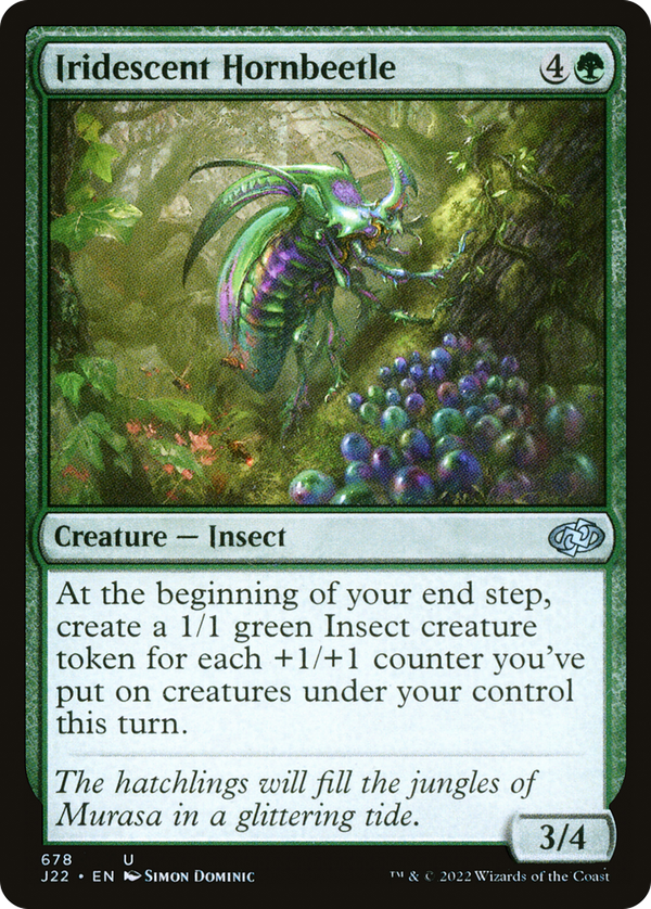 Iridescent Hornbeetle (j22)