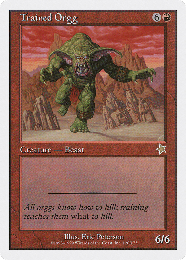Trained Orgg (s99)