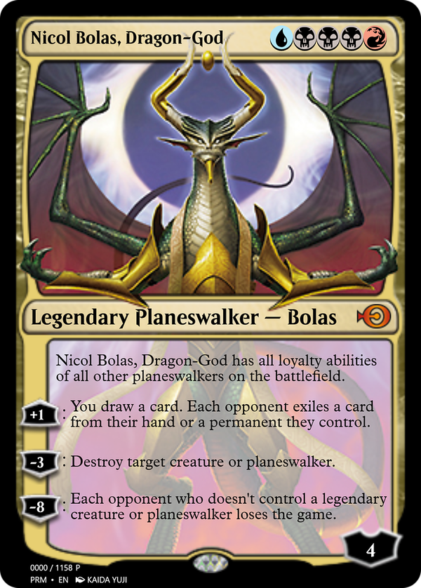 Nicol Bolas, Dragon-God (prm)