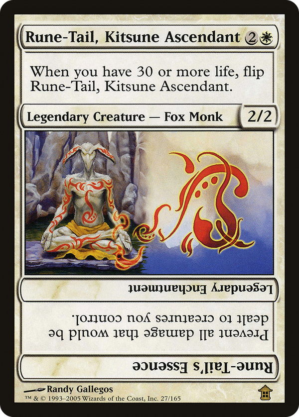 Rune-Tail, Kitsune Ascendant // Rune-Tail's Essence (sok)