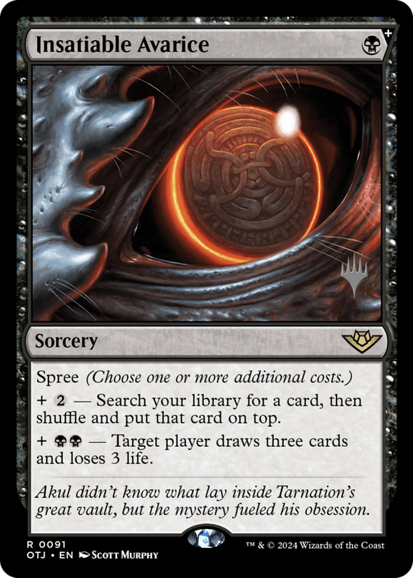 Insatiable Avarice (potj)