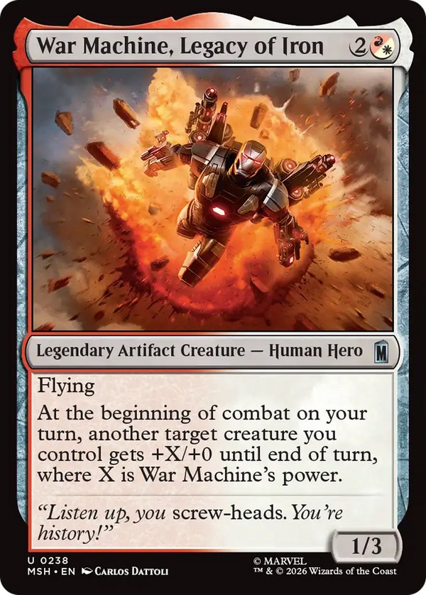 War Machine, Legacy of Iron (msh)