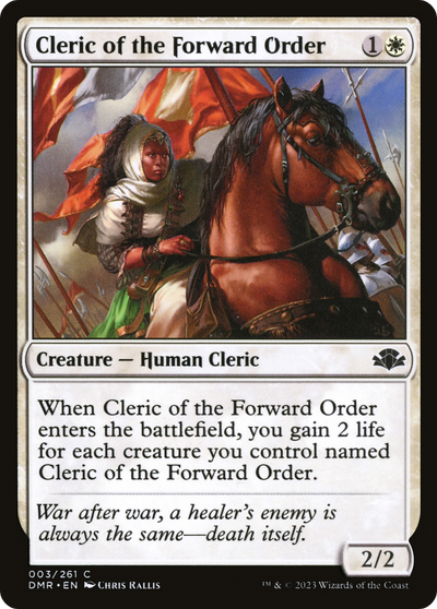 Cleric of the Forward Order