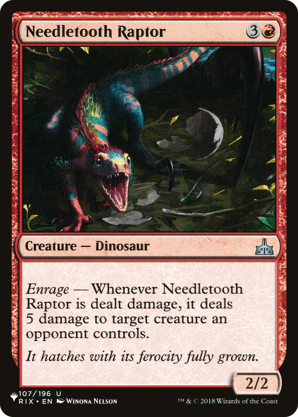 Needletooth Raptor (plst)