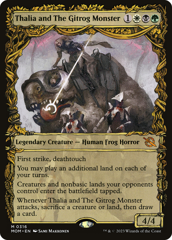 Thalia and The Gitrog Monster (mom)