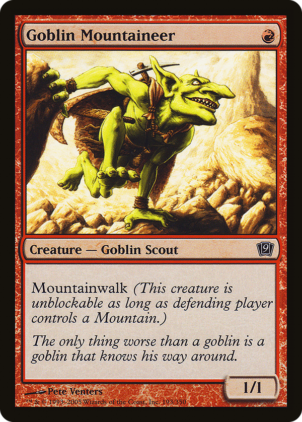Goblin Mountaineer (9ed)