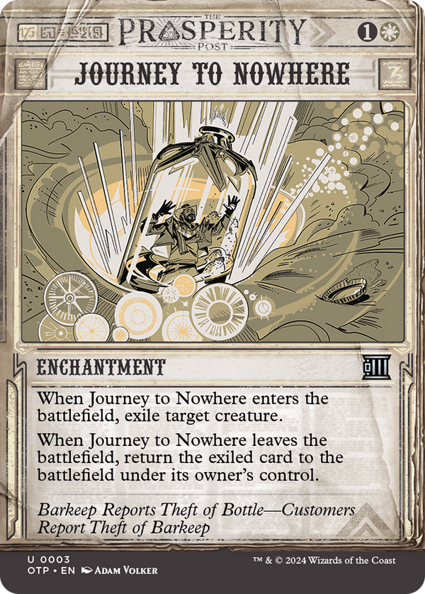 Journey to Nowhere (otp)