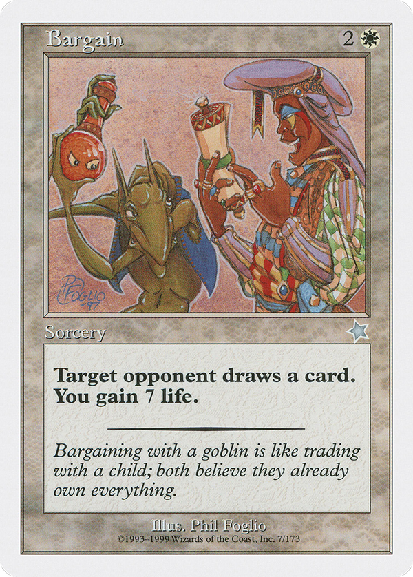 Bargain (s99)