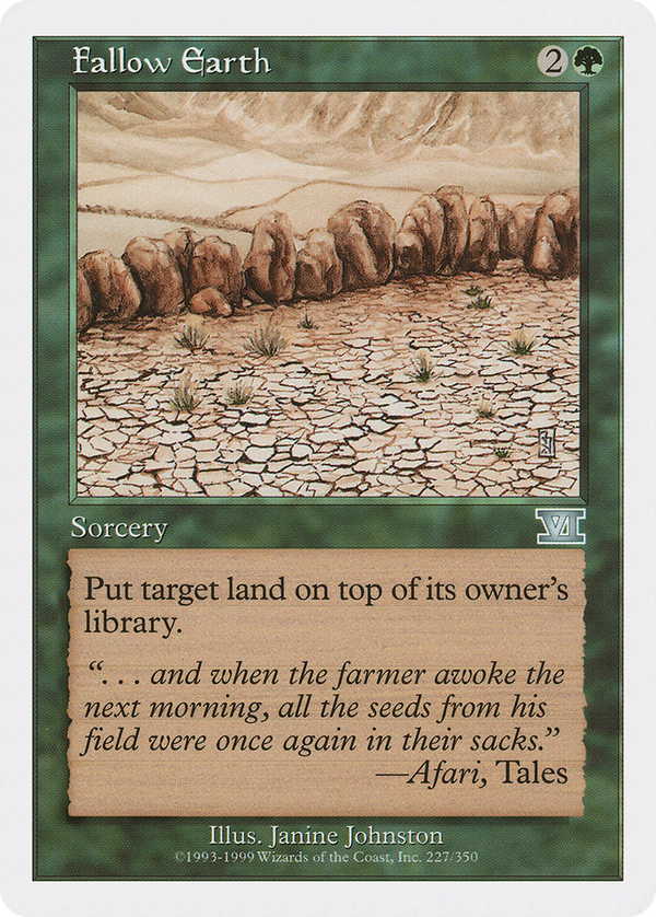 Fallow Earth (6ed)