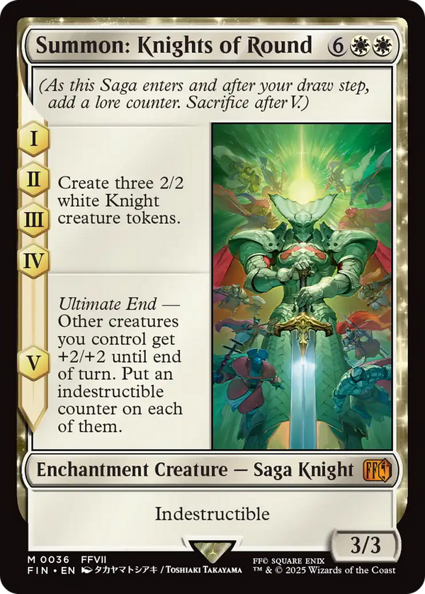 Summon: Knights of Round (fin)