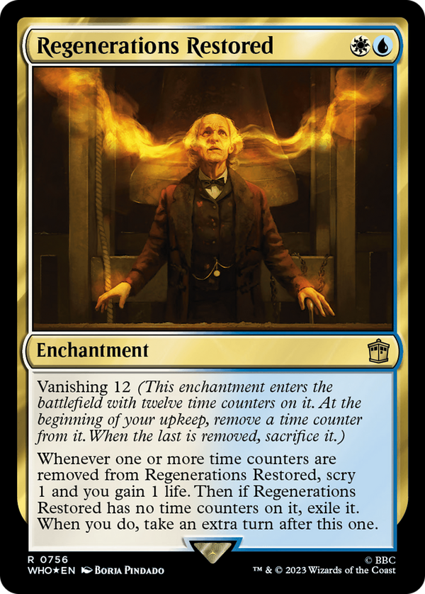Regenerations Restored (who)