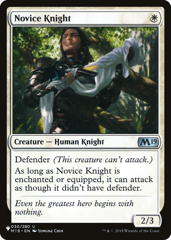 Novice Knight (plst)