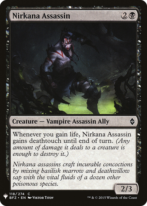 Nirkana Assassin (plst)