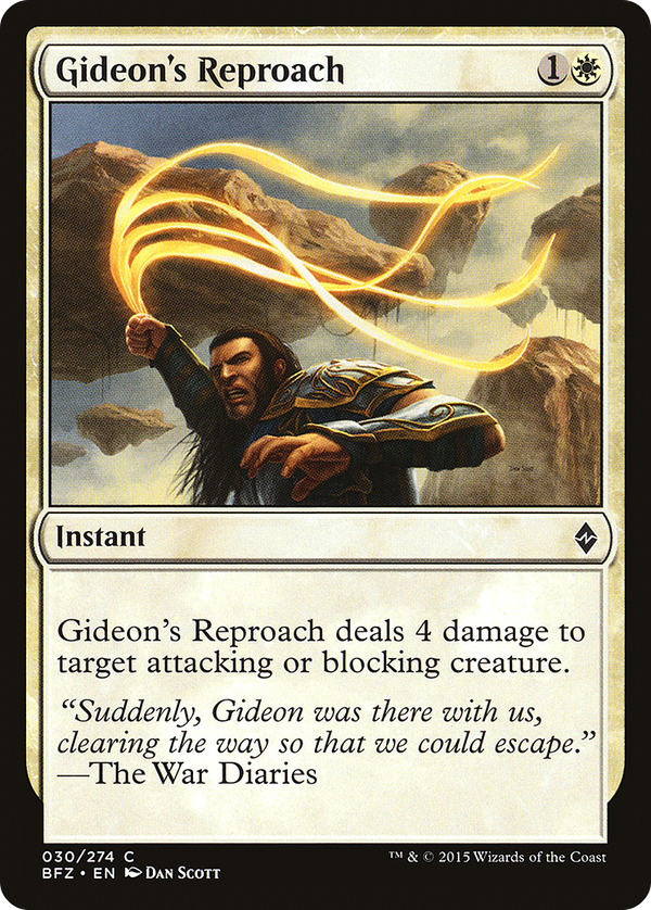 Gideon's Reproach (bfz)