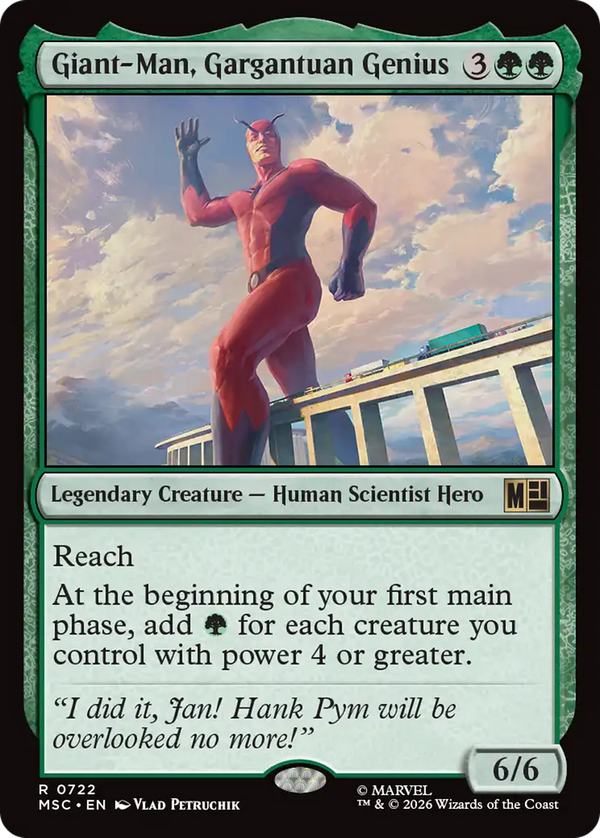 Giant-Man, Gargantuan Genius (msc)