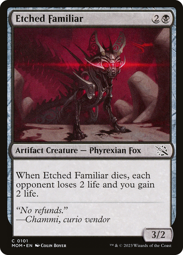 Etched Familiar (mom)