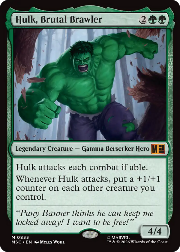 Hulk, Brutal Brawler (msc)
