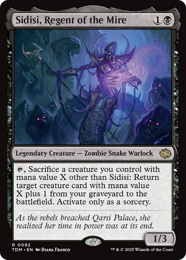 Sidisi, Regent of the Mire (tdm)