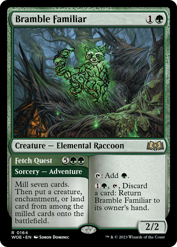 Bramble Familiar // Fetch Quest (woe)