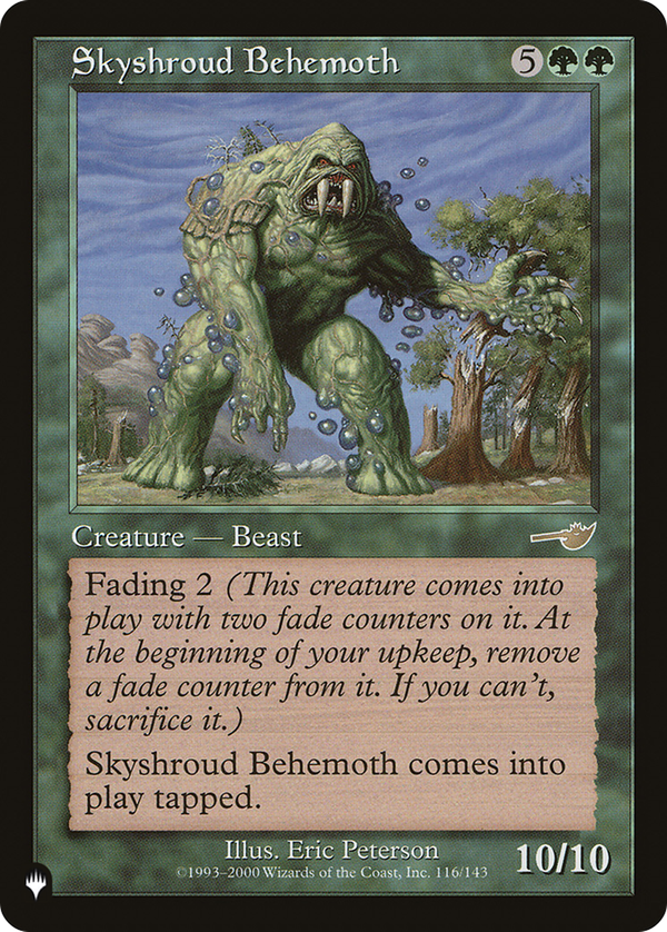 Skyshroud Behemoth (plst)