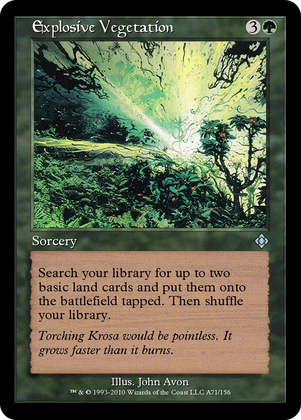Explosive Vegetation (td0)