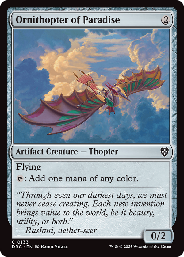Ornithopter of Paradise (drc)