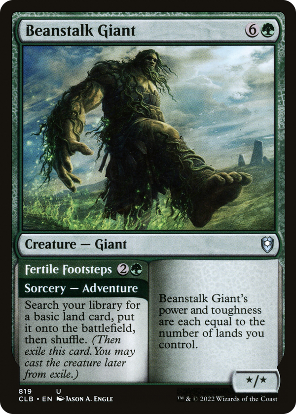 Beanstalk Giant // Fertile Footsteps (clb)