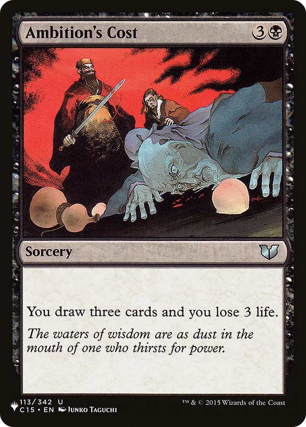 Ambition's Cost (plst)