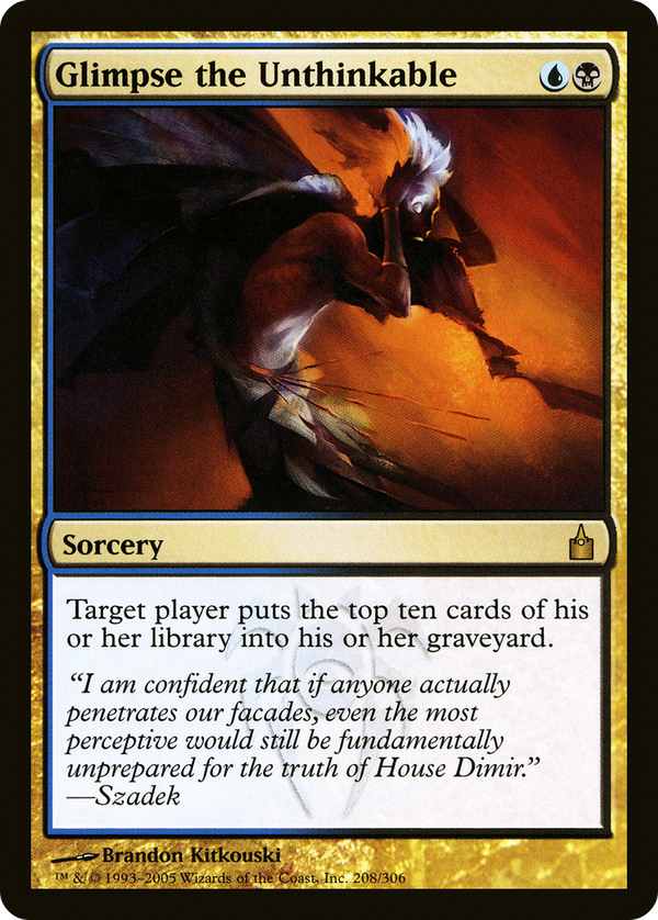 Glimpse the Unthinkable (rav)