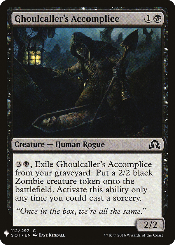 Ghoulcaller's Accomplice (plst)
