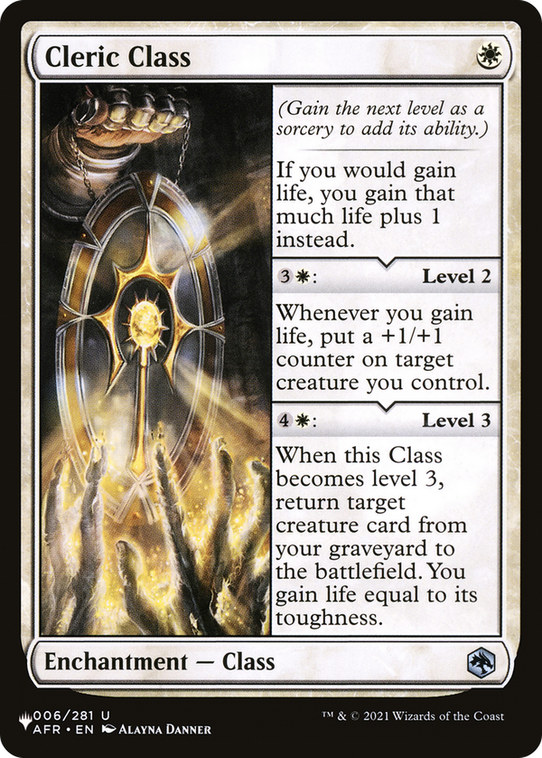 Cleric Class (plst)