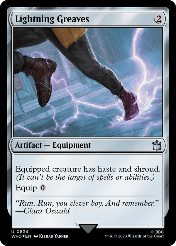Lightning Greaves (who)