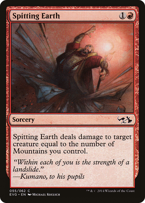 Spitting Earth (evg)