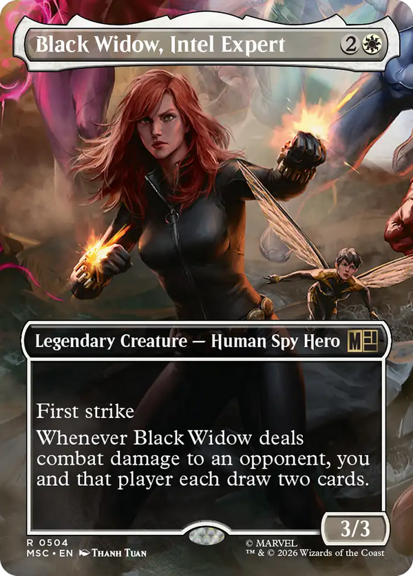 Black Widow, Intel Expert (msc)